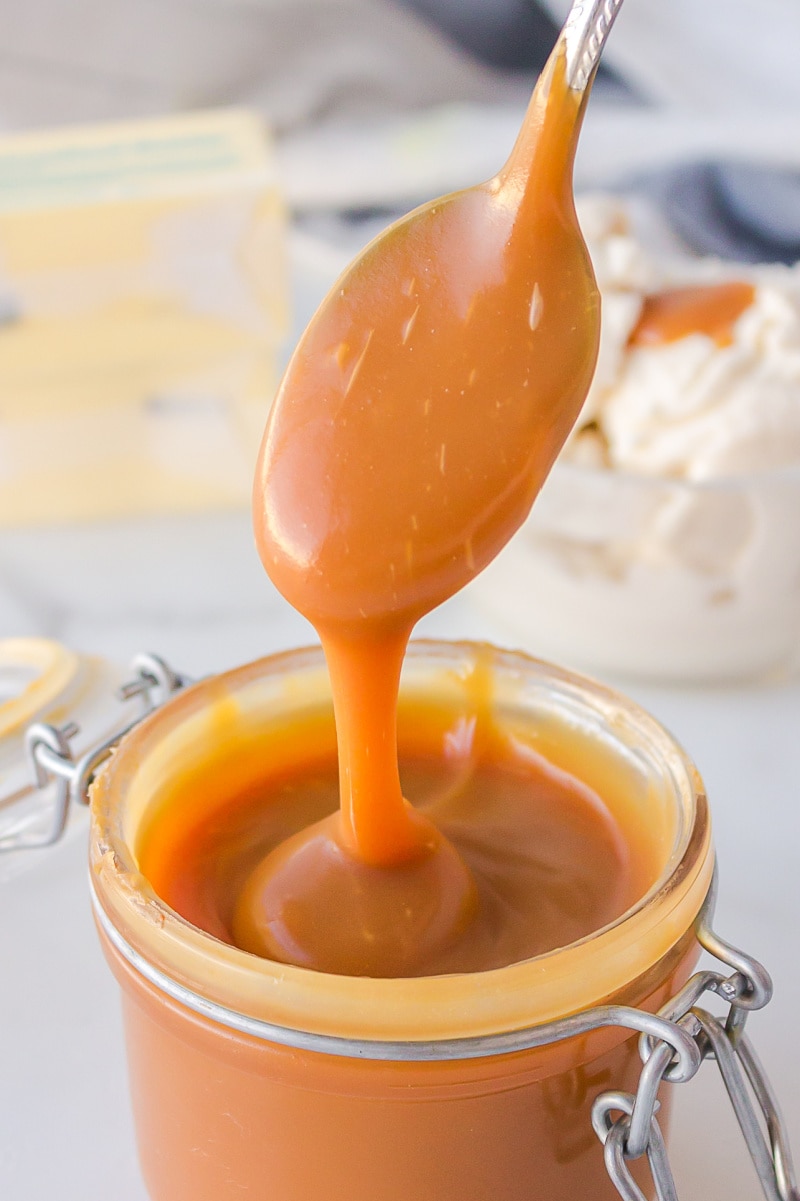 Pot de caramel.
